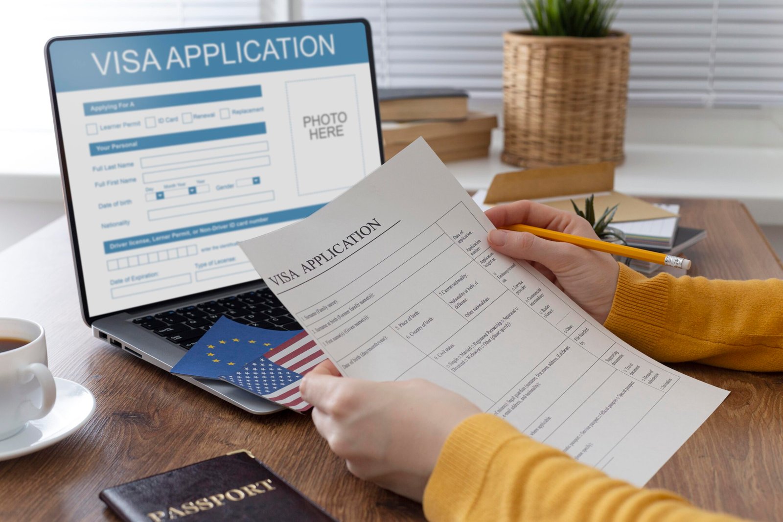 Visa application process image placeholder